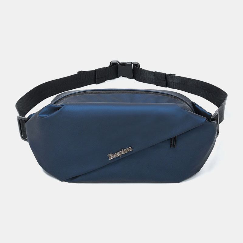 Mænd Nylon Multi-bære Vandtæt Udendørs Crossbody Taske Brysttaske Sling Bag