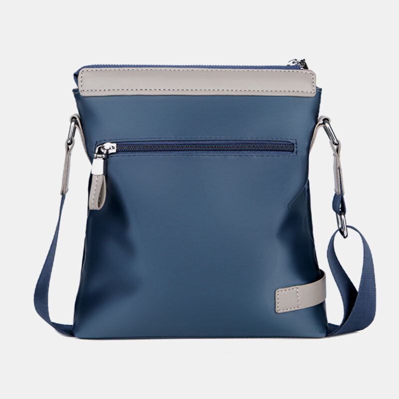 Mænd Oxford Vandtæt Patchwork Business Crossbody Taske Skuldertaske