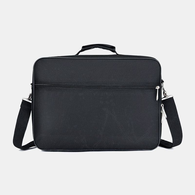 Mænd Vandtæt Slidbestandighed Business 15.6 Tommer Bærbar Taske Med Stor Kapacitet Briefcase Crossbody Taske