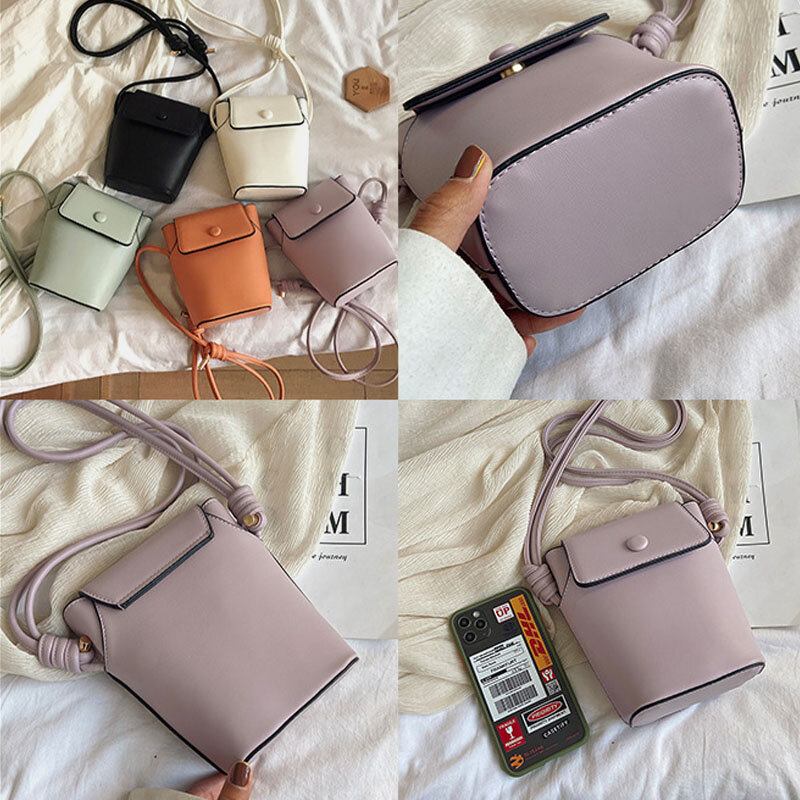 Solid 6.3 Tommer Telefontaske Crossbody Taske Til Kvinder