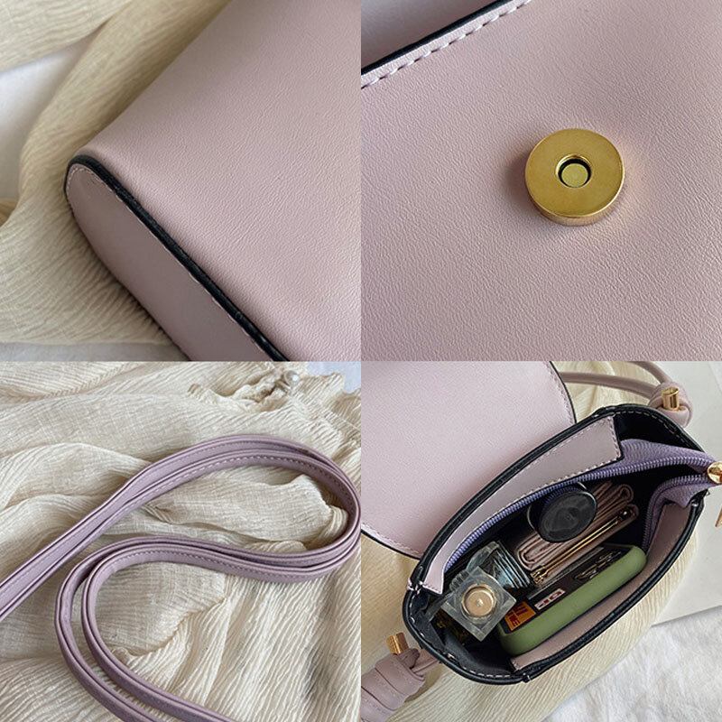 Solid 6.3 Tommer Telefontaske Crossbody Taske Til Kvinder