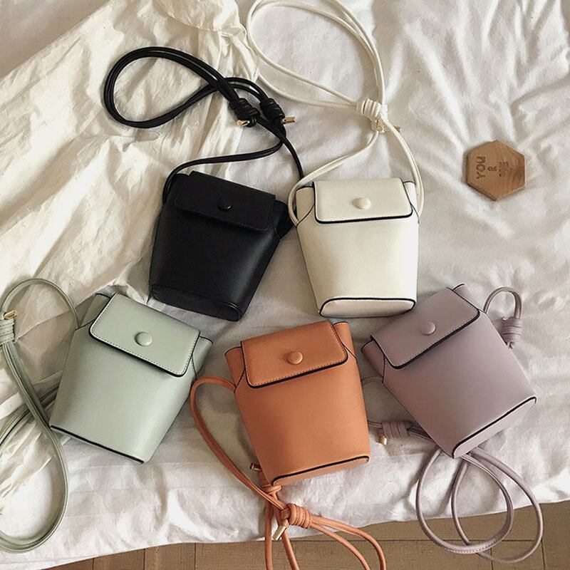 Solid 6.3 Tommer Telefontaske Crossbody Taske Til Kvinder