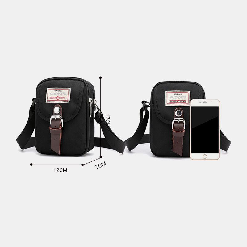 Unisex Nylon Mini Nem At Bære Casual Skuldertaske Cross Body Taske