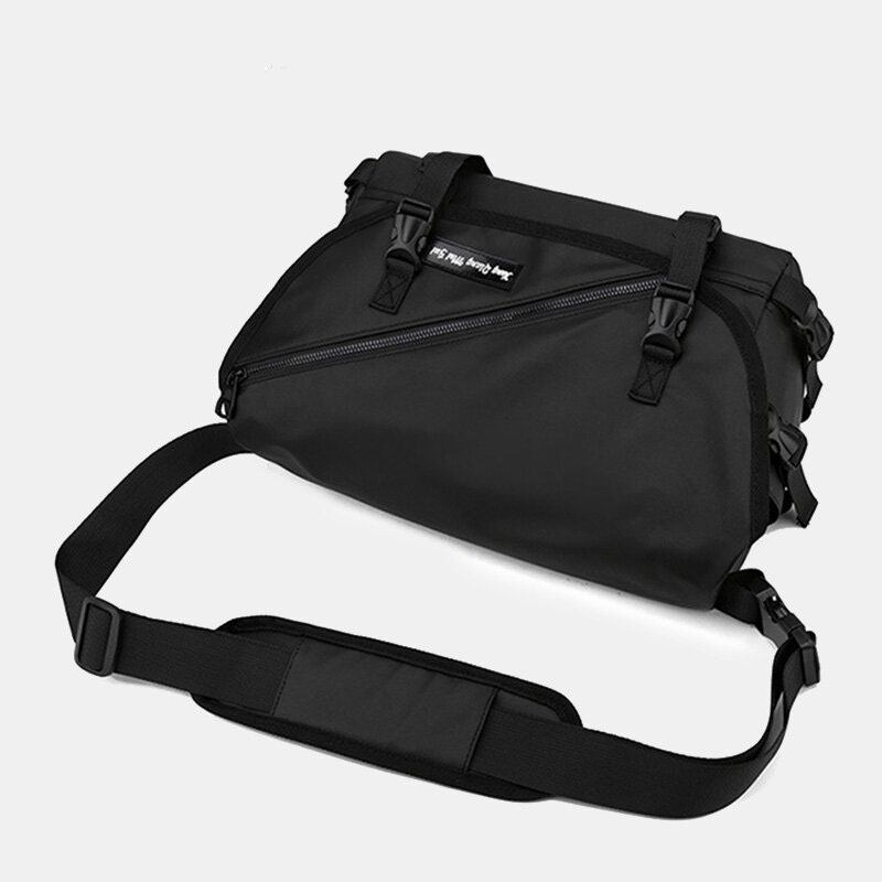 Unisex Stor Kapacitet Ryg Anti-tyveri Lomme Crossbody Tasker Minimalistisk Spænde Nylon Messenger Taske Skuldertaske