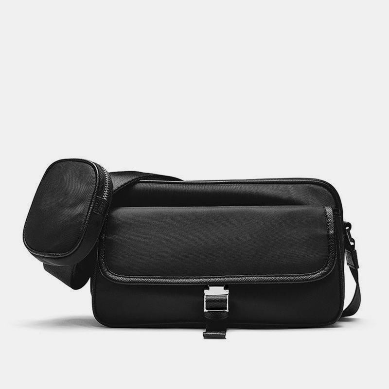 Unisexual Oxfords Cloth Casual Messenger-taske Med Stor Kapacitet Holdbar Justerbar Rem Crossbody-taske