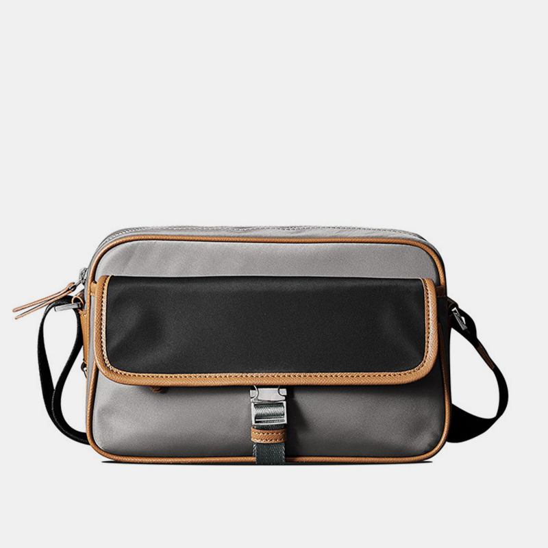 Unisexual Oxfords Cloth Casual Messenger-taske Med Stor Kapacitet Holdbar Justerbar Rem Crossbody-taske