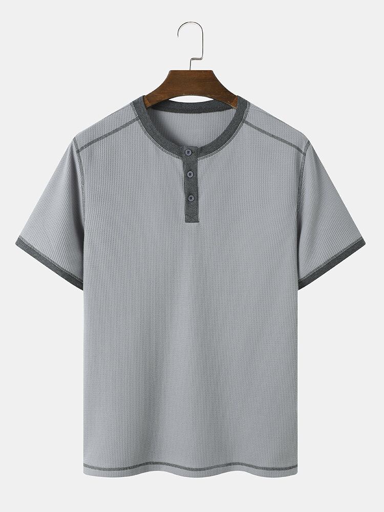 Herrevafler Texure Hit Trim Kortærmede Fritids T-shirts