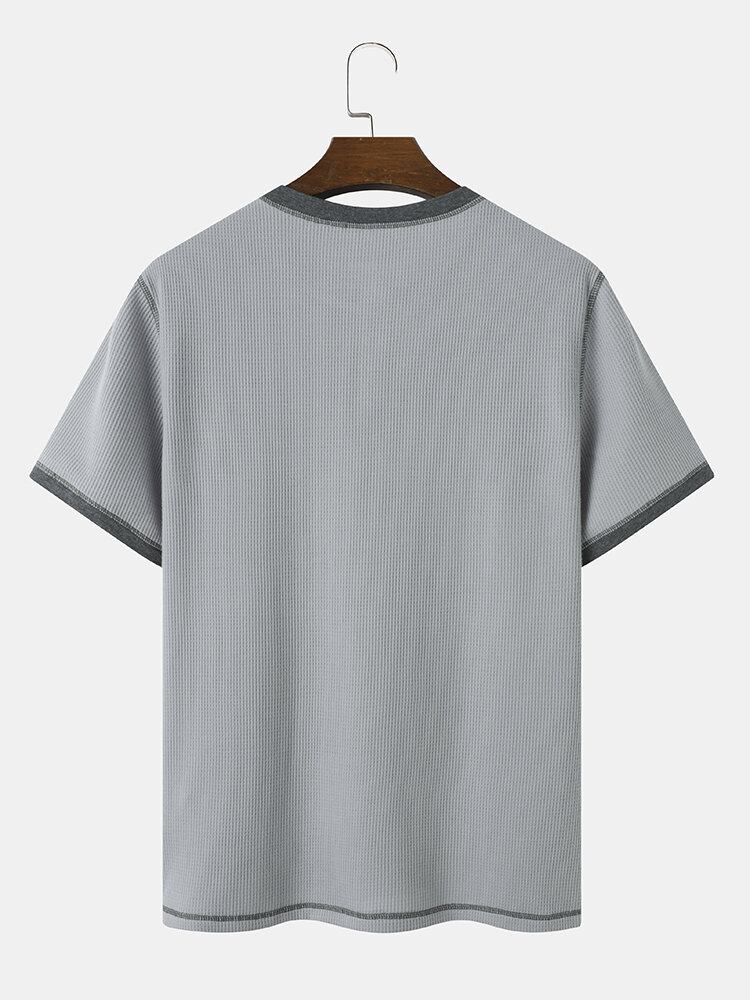 Herrevafler Texure Hit Trim Kortærmede Fritids T-shirts