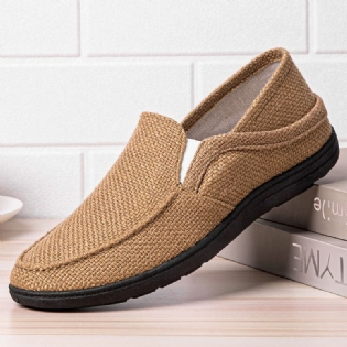 Bærbare Slip On Soft Soled Loafers Sko Til Mænd