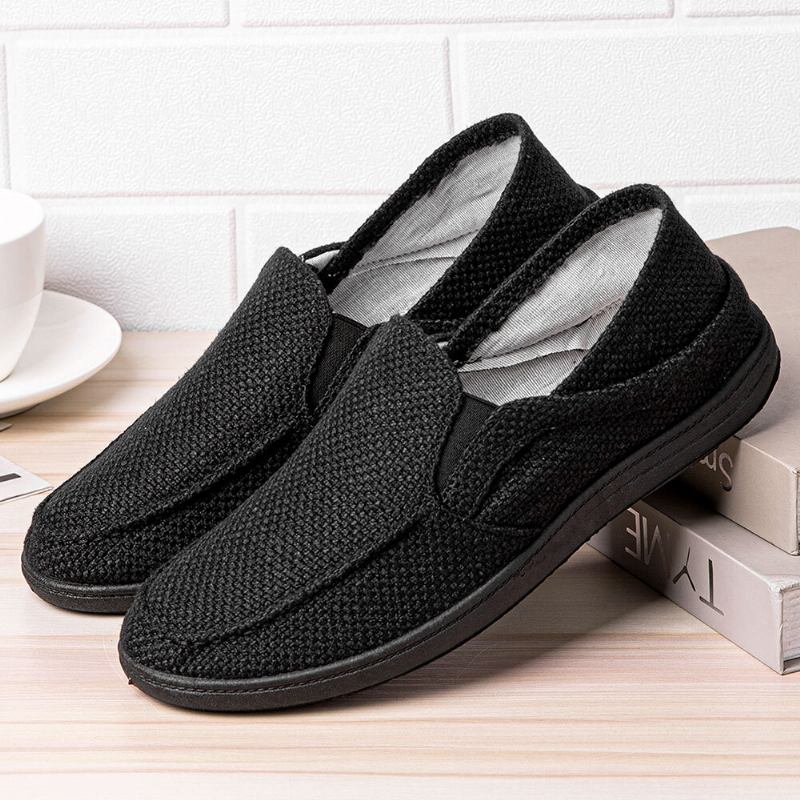 Bærbare Slip On Soft Soled Loafers Sko Til Mænd