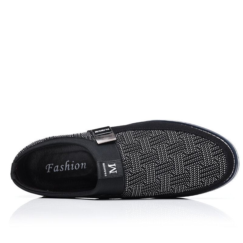 Mænd Åndbar Skridsikker Behagelig Blød Bund Slip On Casual Business Loafers Sko