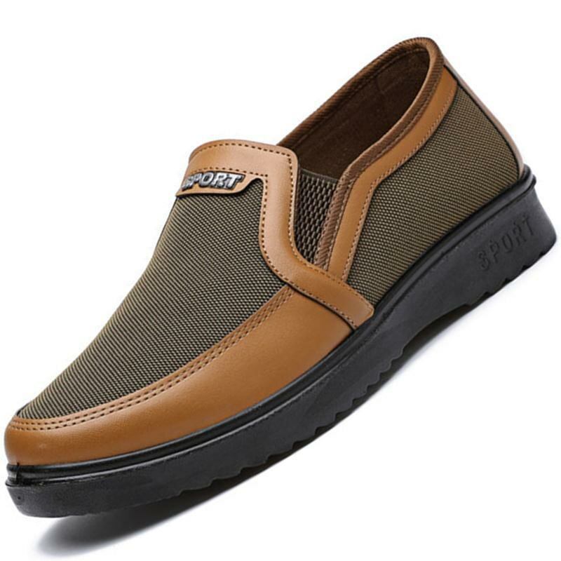 Mænds Splejsning Gammel Beijing Style Store Slip-on Casual Stof Sko