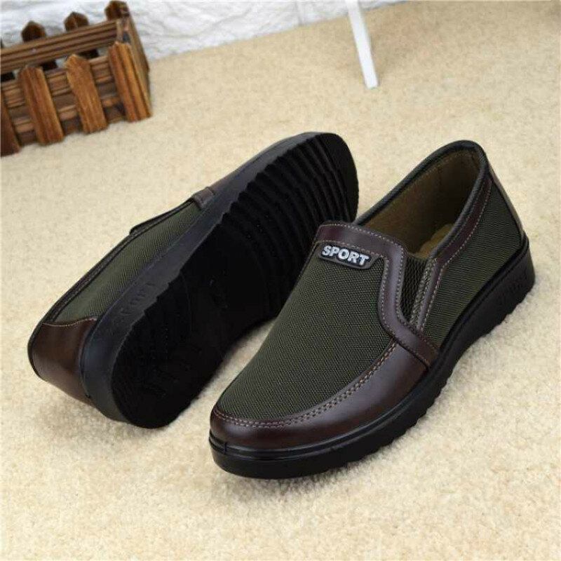 Mænds Splejsning Gammel Beijing Style Store Slip-on Casual Stof Sko