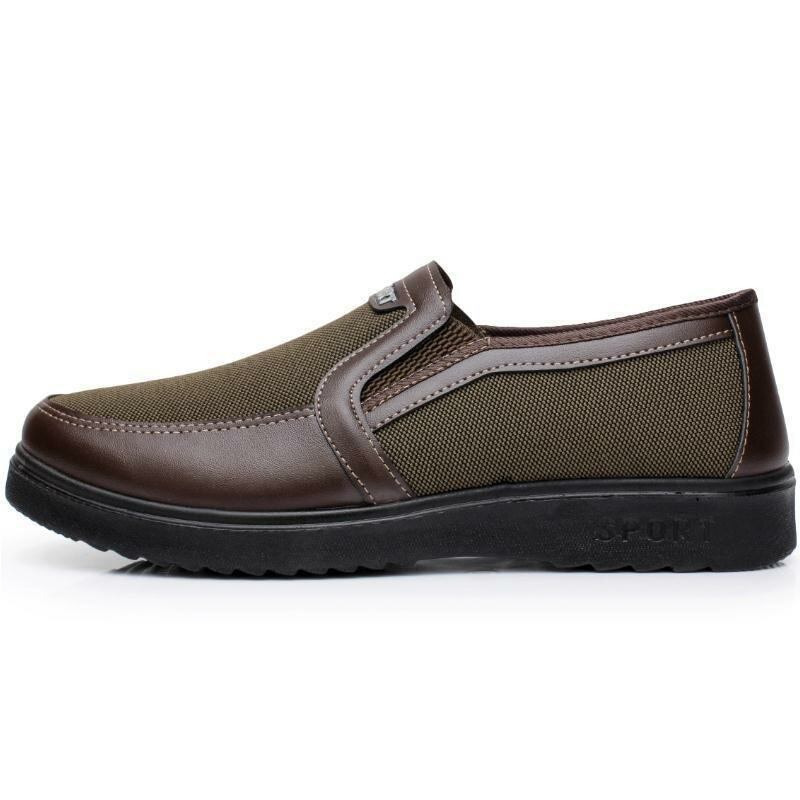 Mænds Splejsning Gammel Beijing Style Store Slip-on Casual Stof Sko