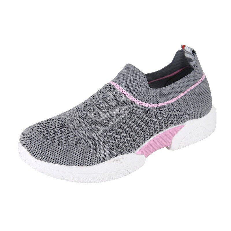 Dame Åndbare Sneakers Walking Slip On Sportssko