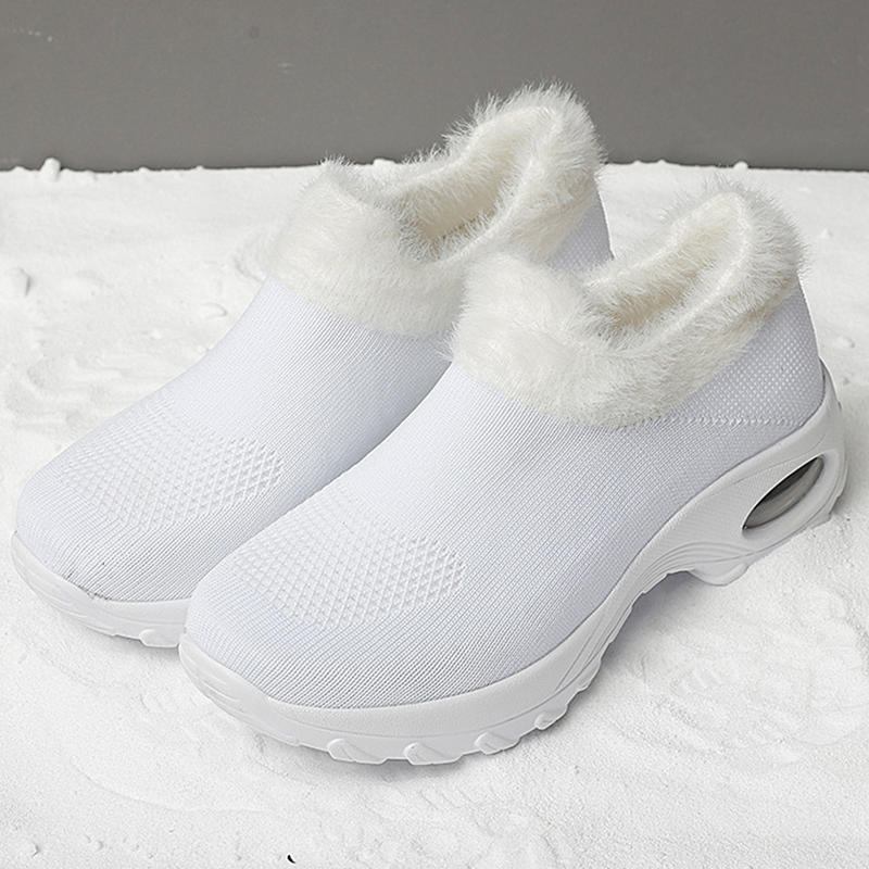 Dame Large Størrelse Air Cushion Comfy Warm Casual Sneakers