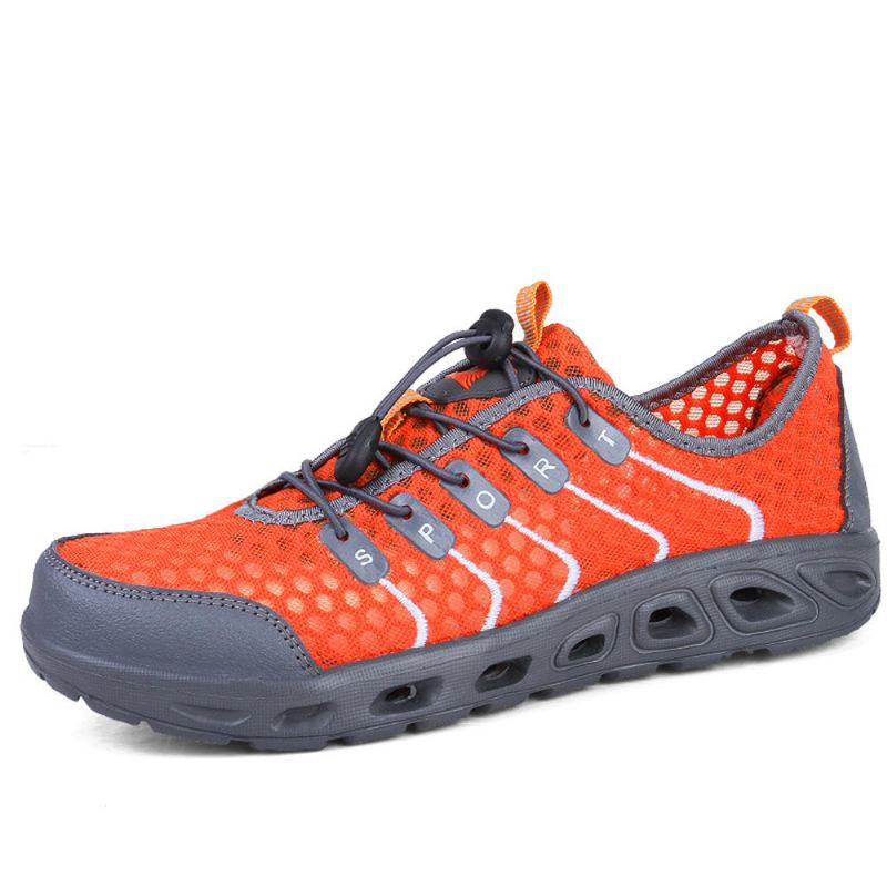 Dame Mesh Åndbar Vandreture Tørring Flade Athletic Sneakers