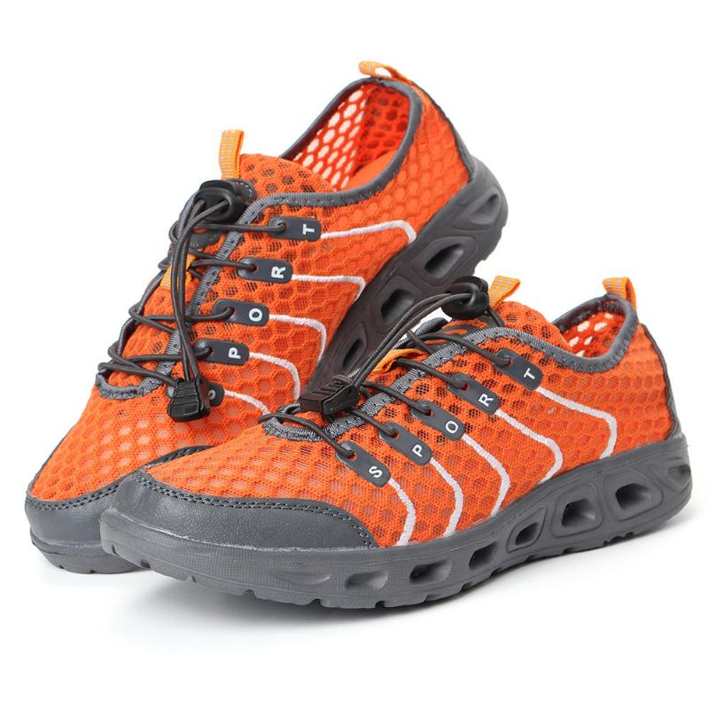 Dame Mesh Åndbar Vandreture Tørring Flade Athletic Sneakers