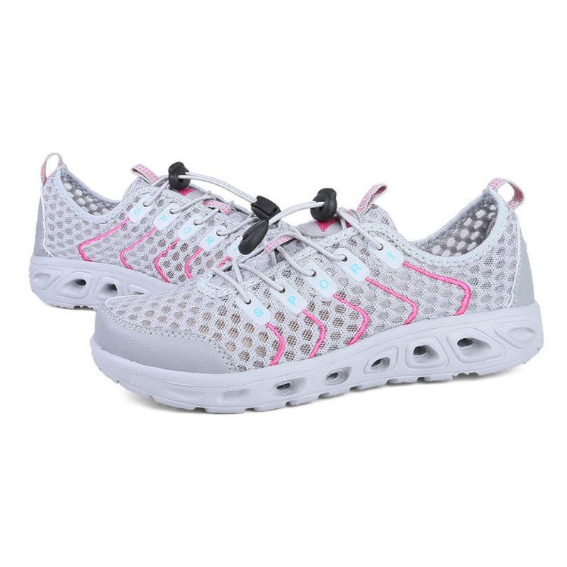 Dame Mesh Åndbar Vandreture Tørring Flade Athletic Sneakers