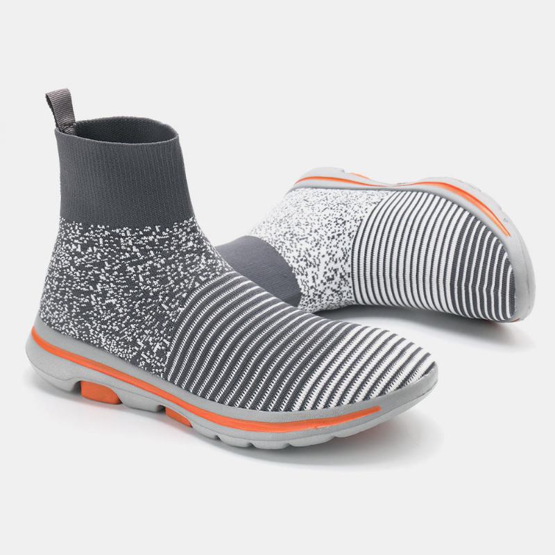 Dame Soft Light Mesh Åndbar High Top Sneakers