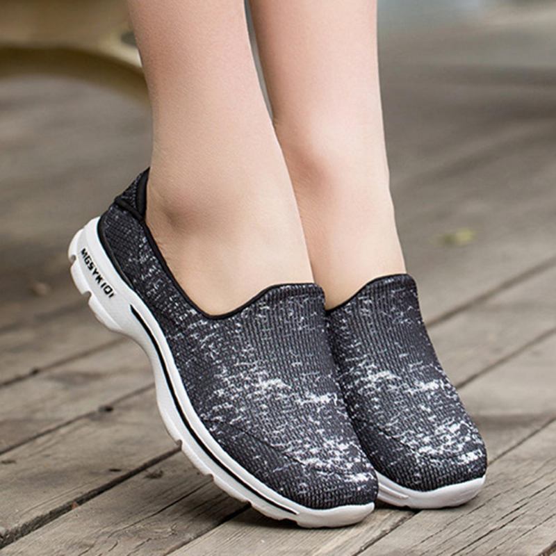 Dame Sportssko Casual Outdoor Slip On Sneakers