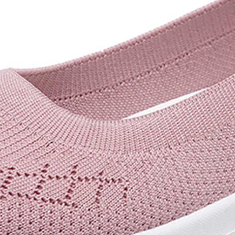 Damer Mesh Åndbar Let Slip On Lazy Casual Flade Walking Sko