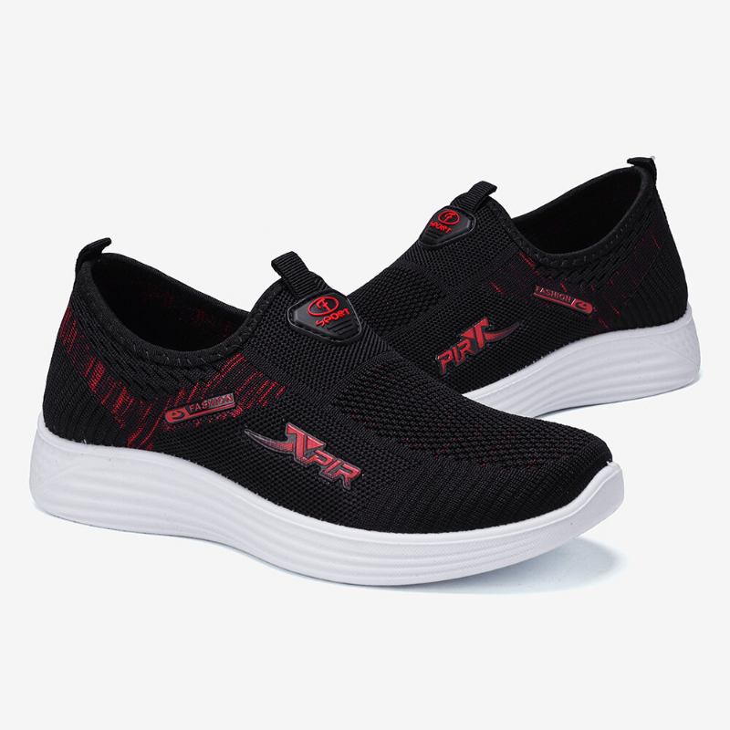 Kvinder Casual Åndbar Mesh Slip-on Walking Sneakers