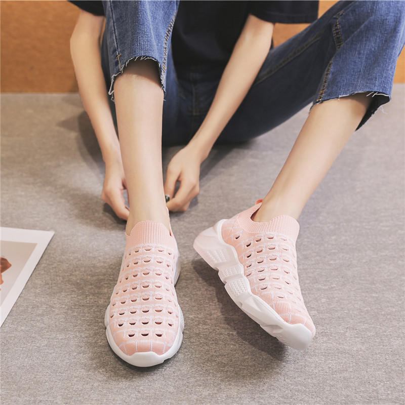 Kvinder Casual Fashion Hollow Out Color Patchwork Behagelige Sneakers