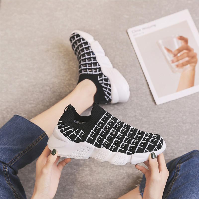 Kvinder Casual Fashion Hollow Out Color Patchwork Behagelige Sneakers