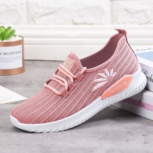 Kvinder Letvægts Komfortabel Åndbar Mesh Slip On Flade Sneakers