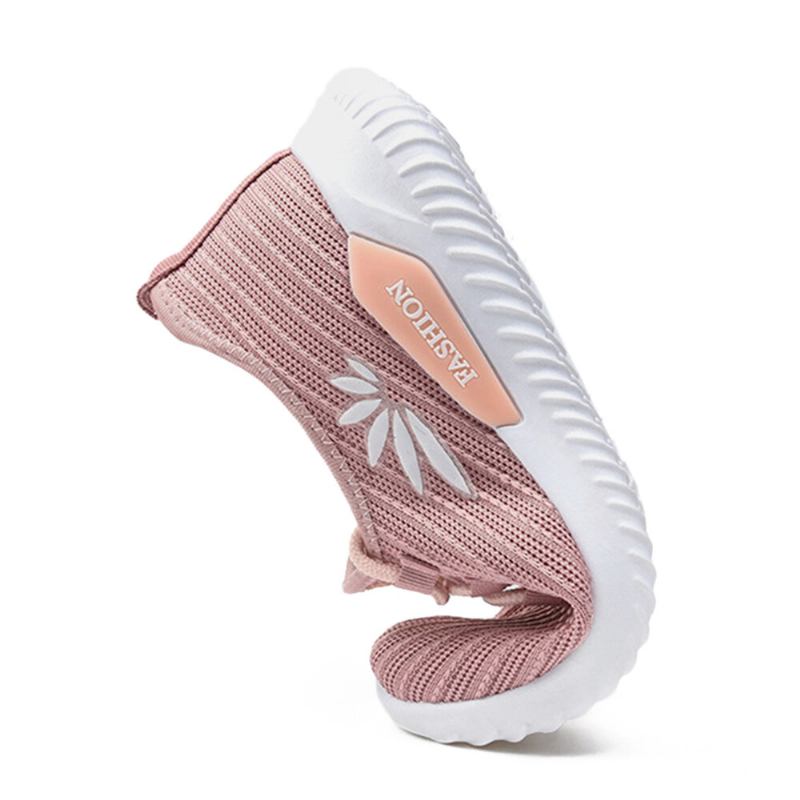 Kvinder Letvægts Komfortabel Åndbar Mesh Slip On Flade Sneakers