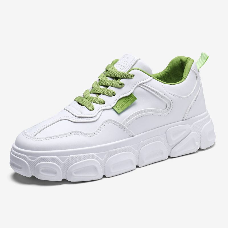 Kvinder Med Snøre Foran Skridsikre Casual Chunky Sneakers