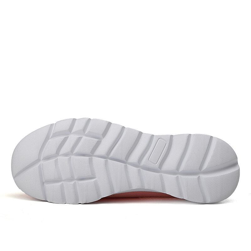 Kvinder Mesh Åndbar Slip On Soft Sole Casual Sneakers