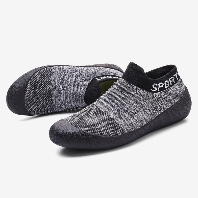 Kvinder Plus Size Åndbar Blød Sål Letvægts Slip On Athletic Sko Sneakers