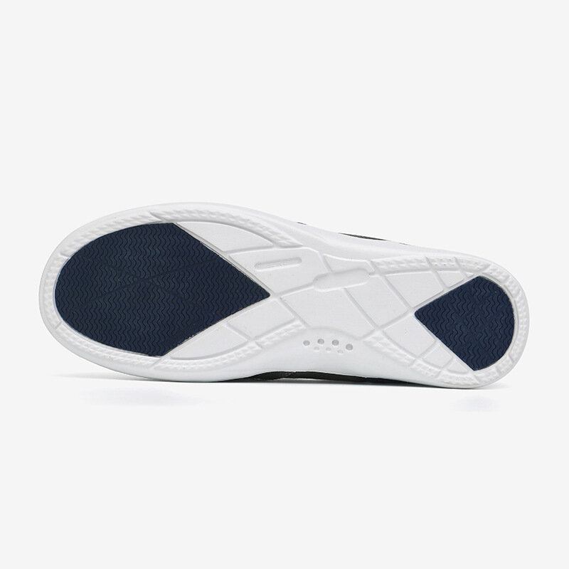 Mænd Canvas Åndbar Blød Sål Behagelig Slip-on-bremse Color Crush Casual Sko