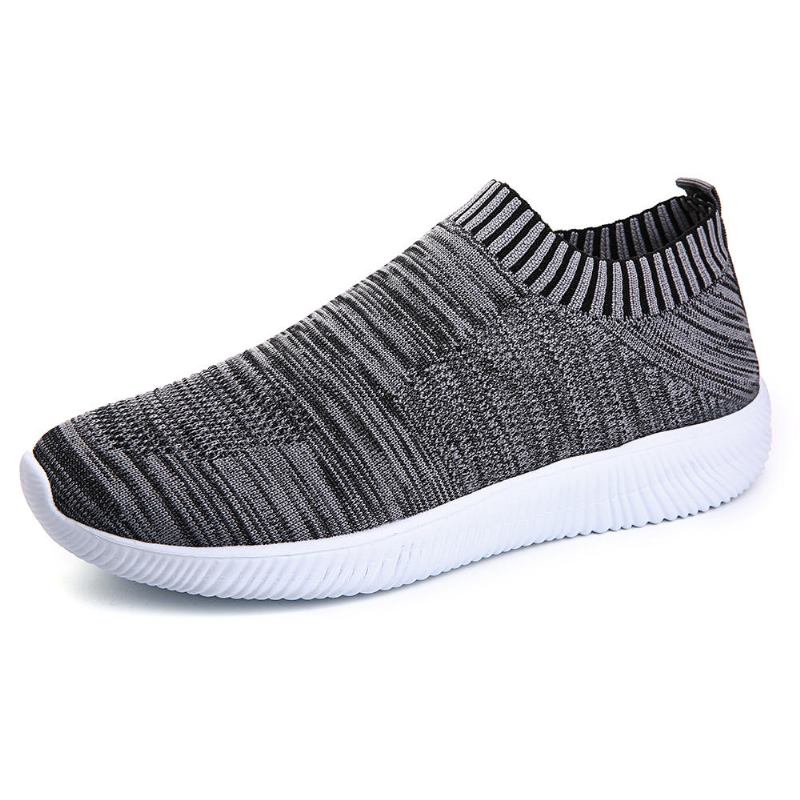 Stor Størrelse Dame Mesh Åndbar Slip On Casual Sko