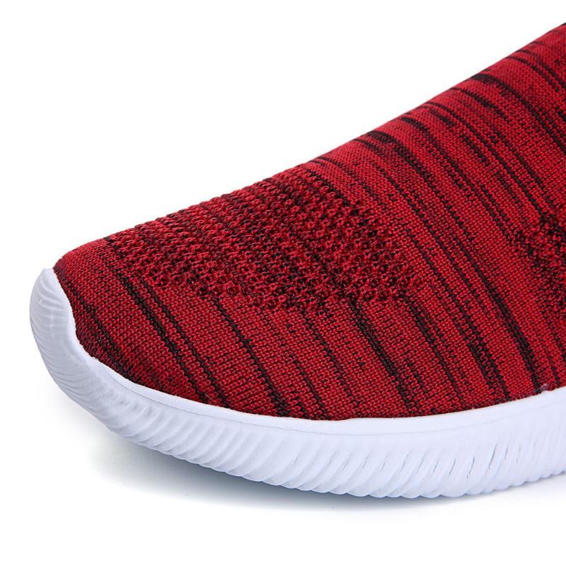 Stor Størrelse Dame Mesh Åndbar Slip On Casual Sko