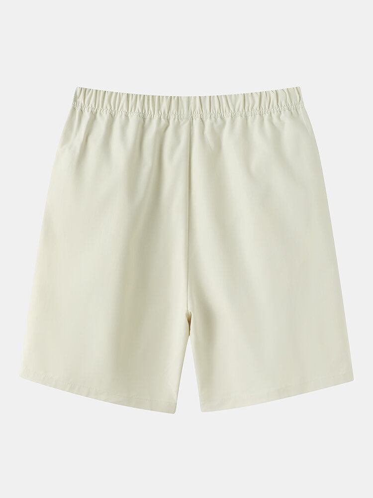 Mænd Multi Pocket Zip Designet Utility Belted Cargo Shorts