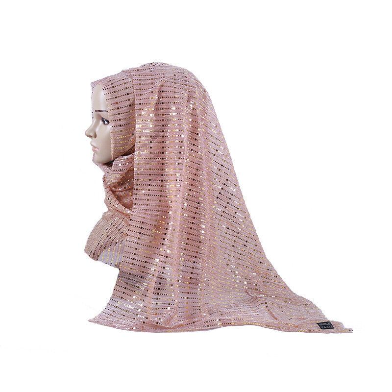 Kvinder Pailletter Arabian Huer Arab Wrap Scarf Turban Hat