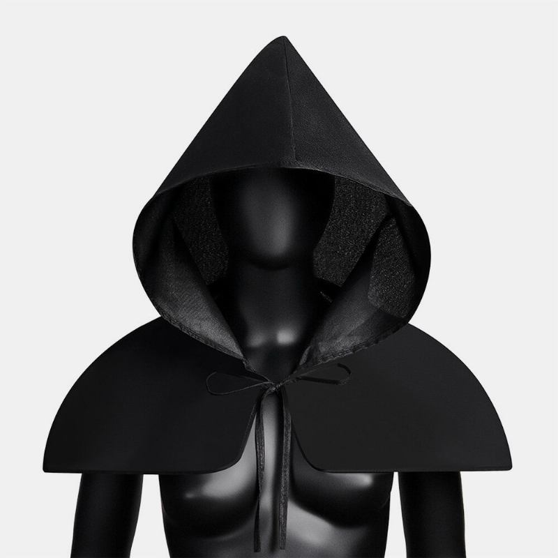 Unisex Halloween Kostumer Grim Reaper Cape Middelalderpest Læge Huer Sjal Kappe Mænd Kvinder Voksen Gotisk Punk Robe