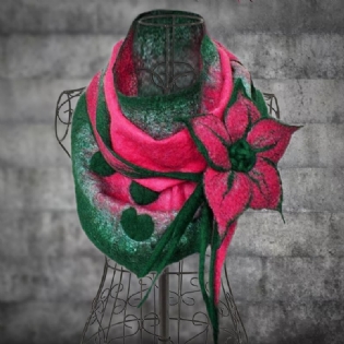 Vintage Blomster-elegante Boa-tørklæder Til Kvinder