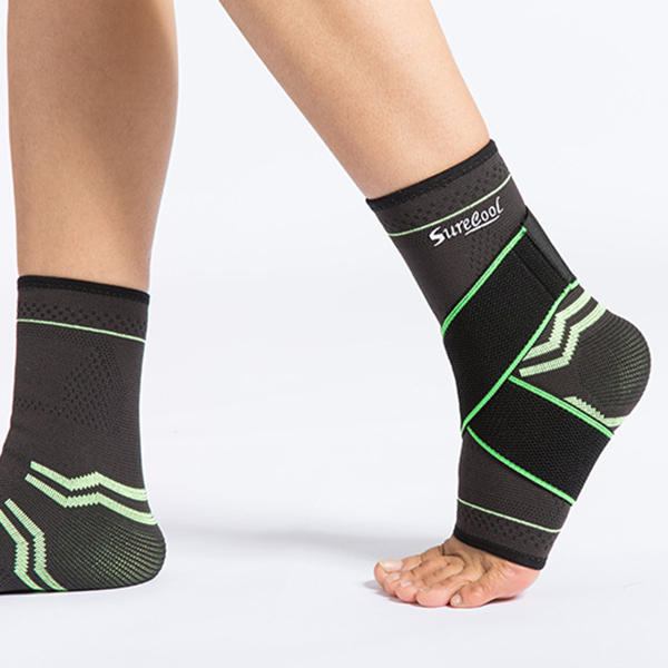 Unisex Elastisk Bandage Kompressionsstrikke Sportsbeskytter