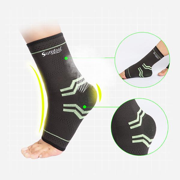 Unisex Elastisk Bandage Kompressionsstrikke Sportsbeskytter