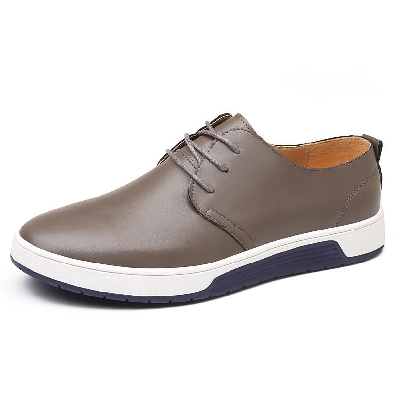 Blødt Læder Casual Business Office Flade Oxfords