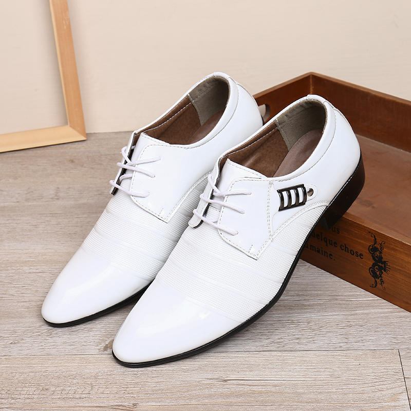 Mænd Blødt Læder Business Dress Sko Casual Oxfords