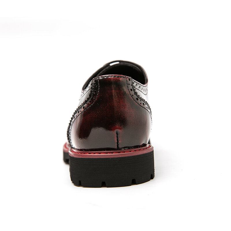 Mænd Brogue Craved Retro Gentleman Dress Sko