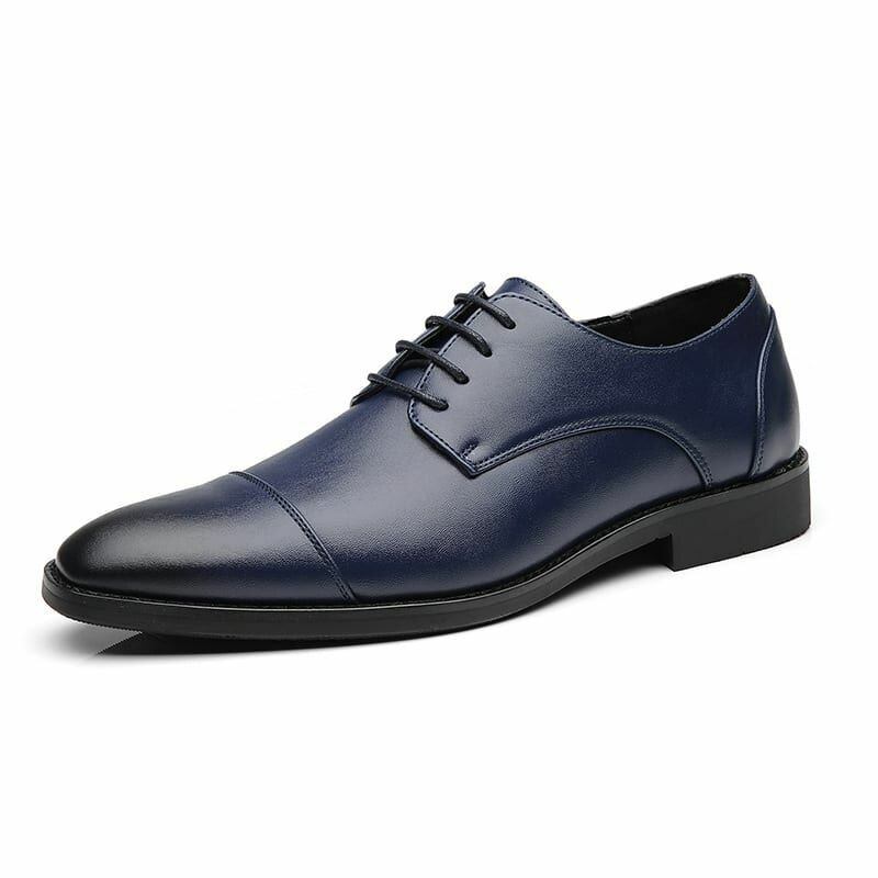 Mænd Microfiber Læder Kjole Sko Casual Business Oxfords