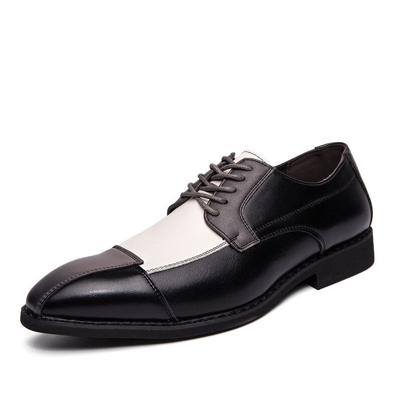 Mænd Pu Læder Stilfuld Oxfords Business Dress Sko