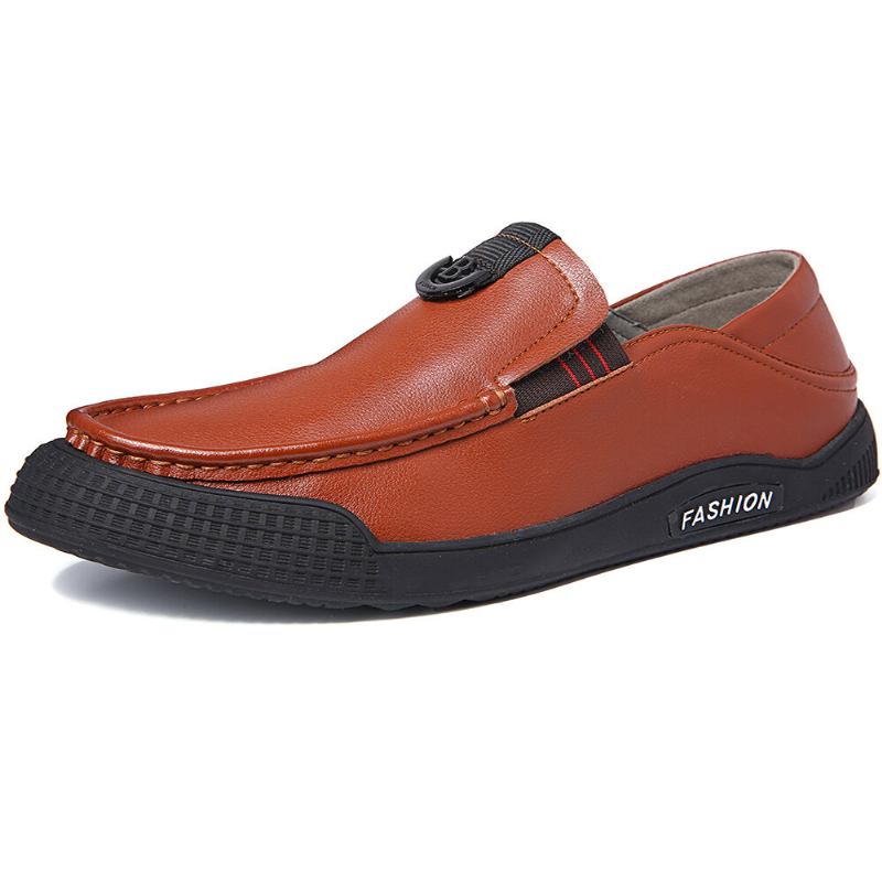 Mænd Pure Color Casual Soft Driving Walking Loafers