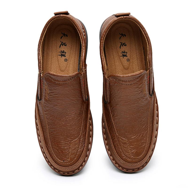 Mænd Skridsikret Slip-on Elastisk Bånd Blød Sål Causal Daily Oxfords